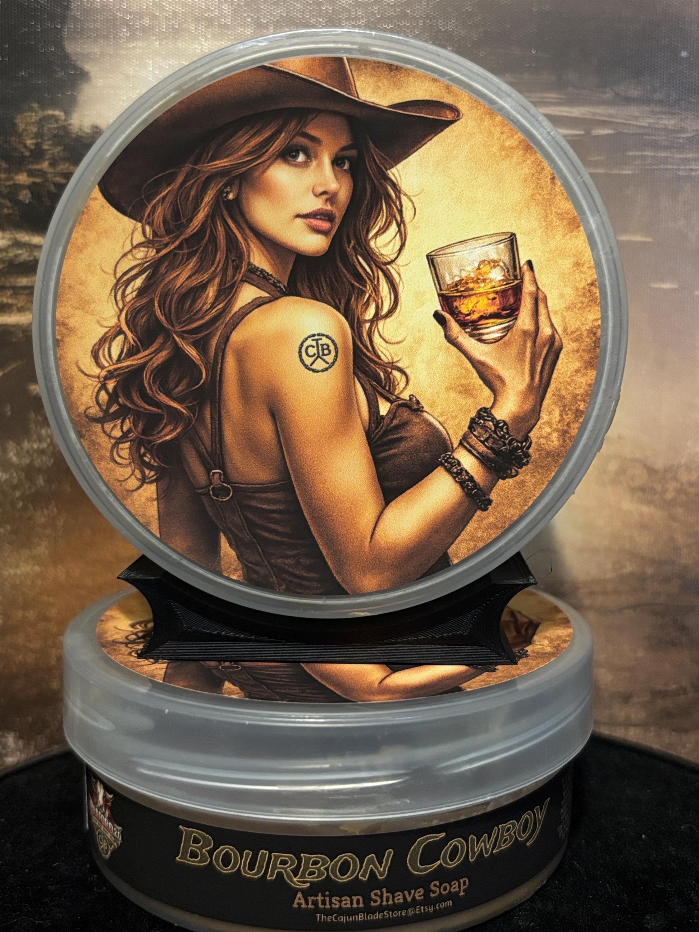 Bourbon Cowboy Shave Soap - 5oz Tub