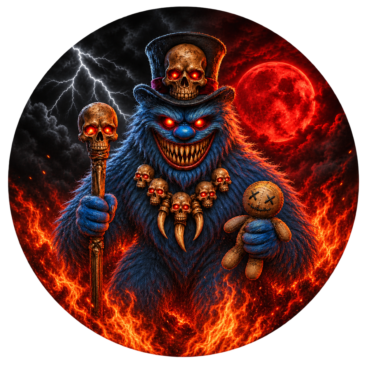 Voodoo Yeti - The Legend of the Blood Moon - Shave Soap