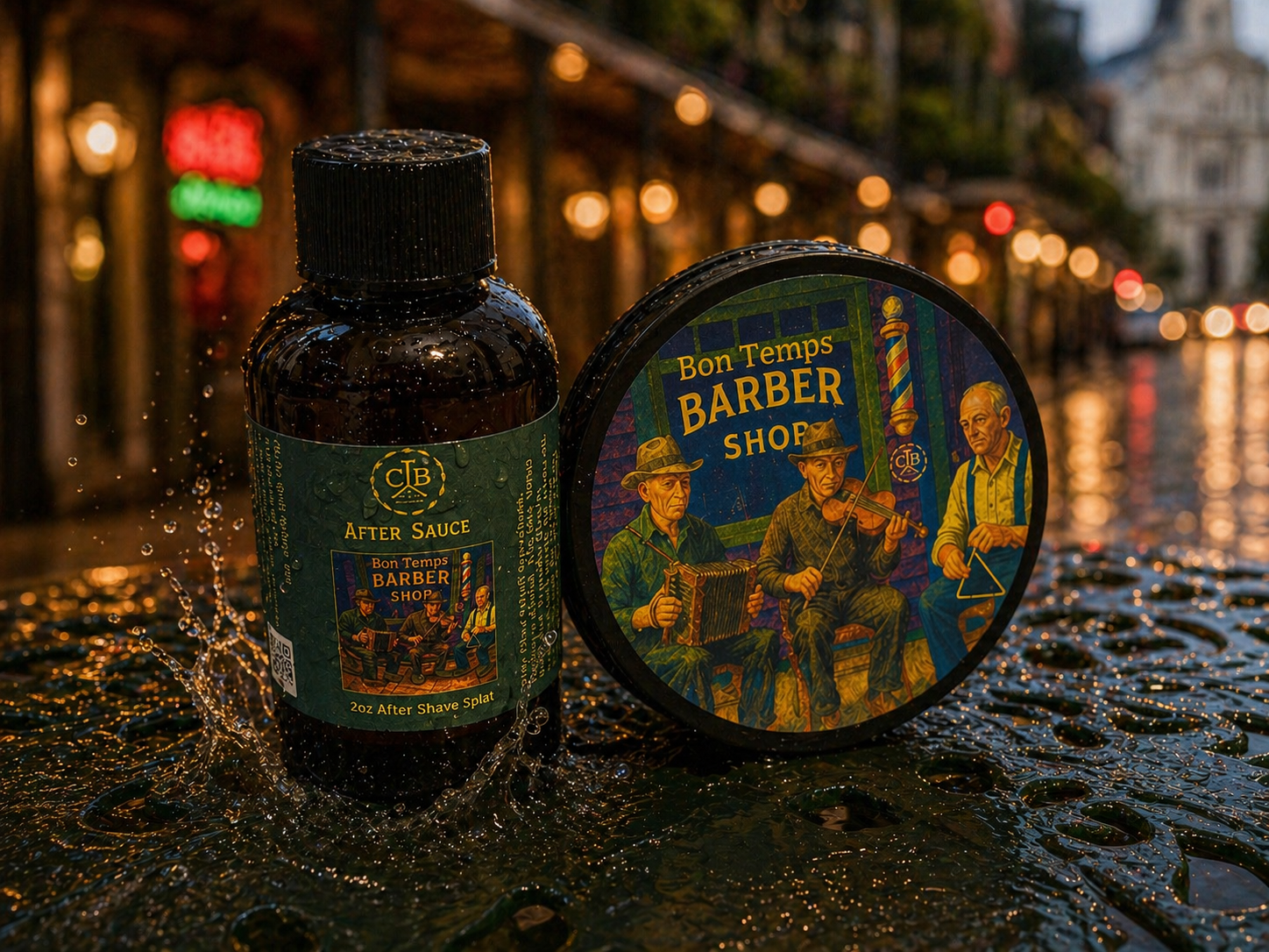 Bon Temps Barber Shop - Gentlemen's Set - 2oz Soap & 2oz After Sauce