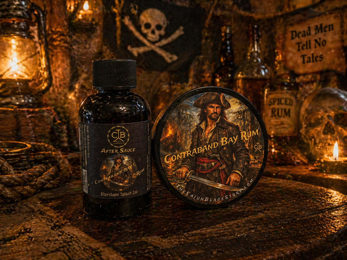 Contraband Bay Rum - Gentlemen's Set - 2oz Soap & 2oz After Sauce