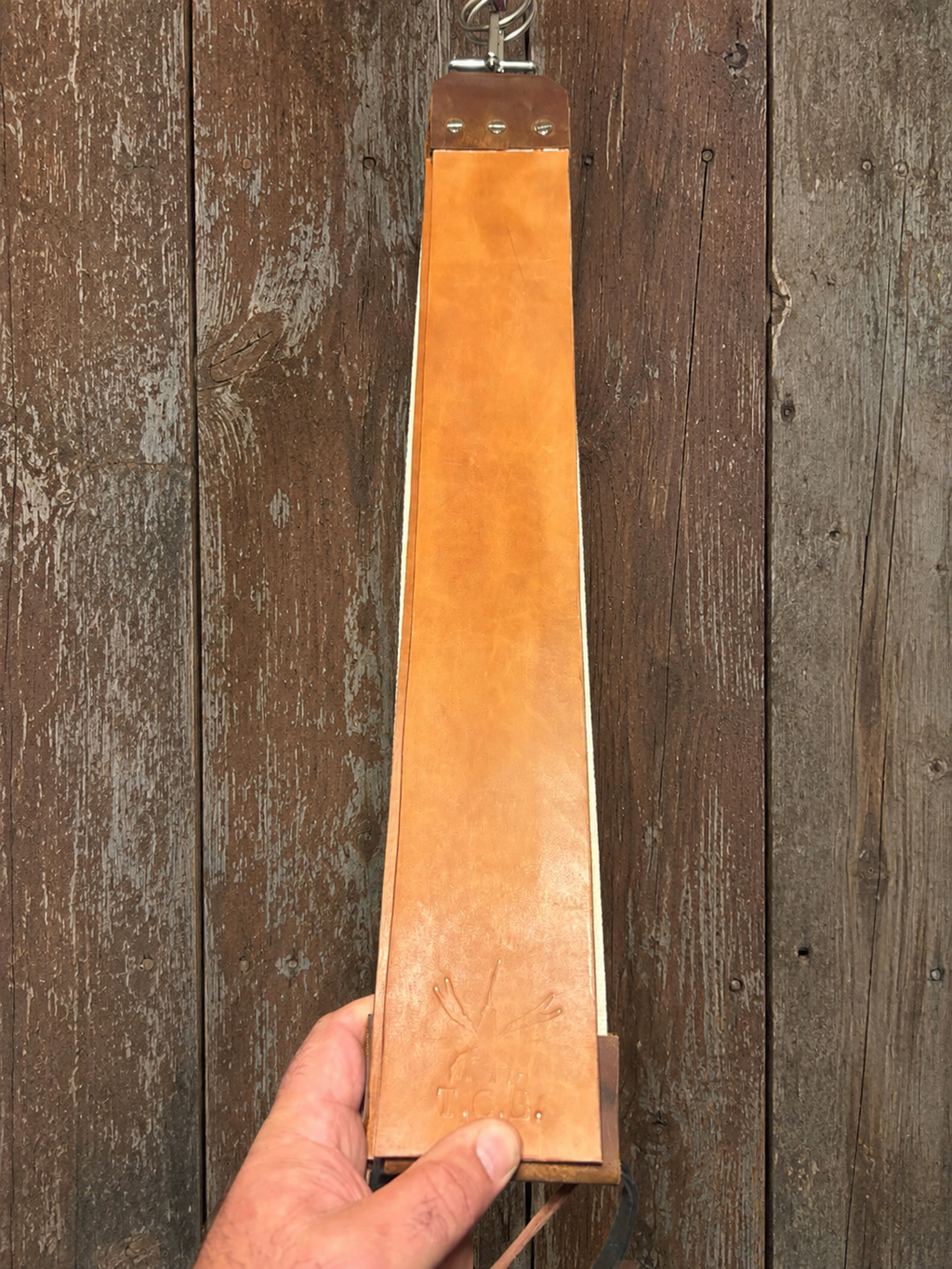 Razor Strops - Horse Butt Barber End.