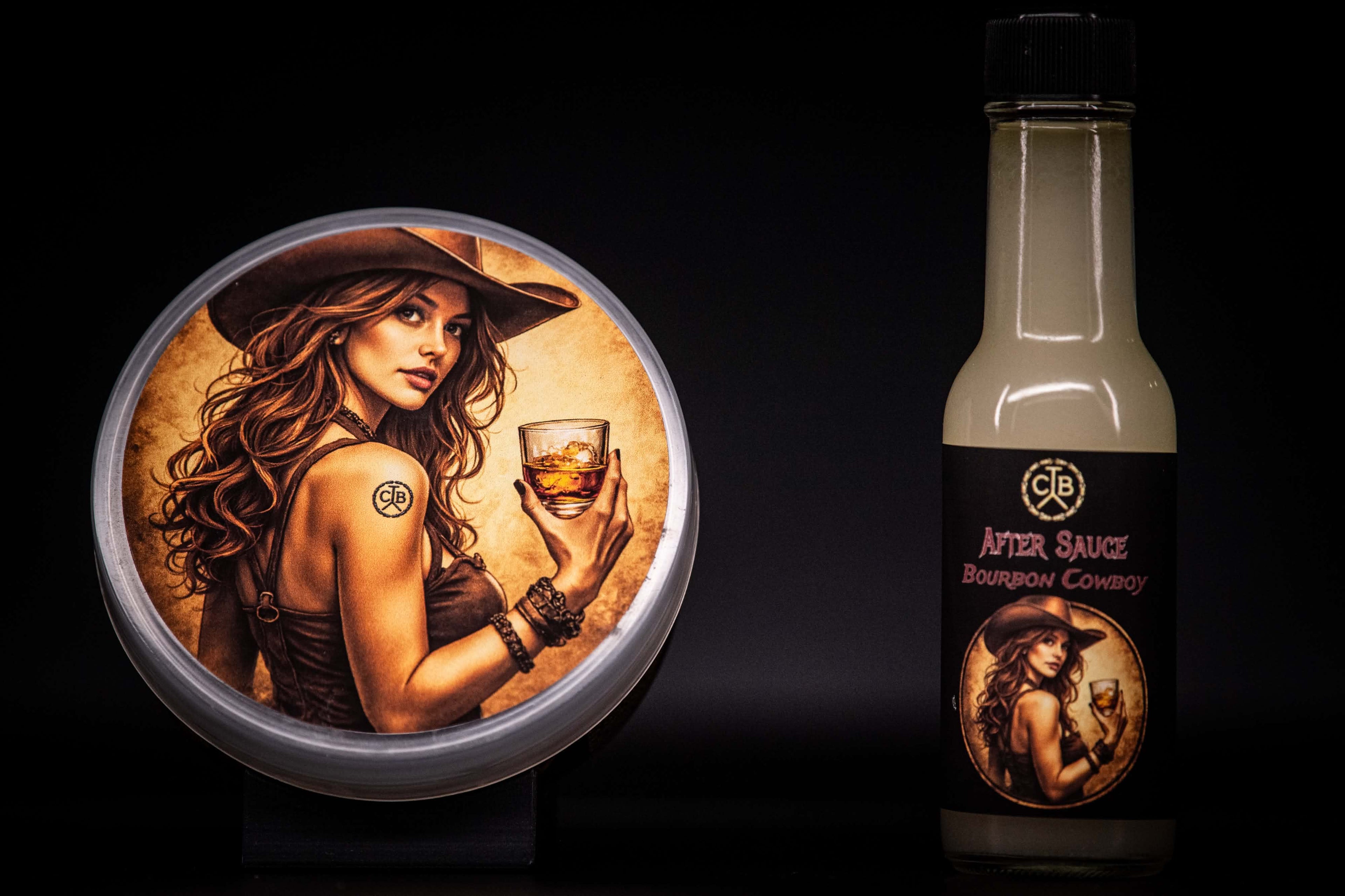 Bourbon Cowboy Shave Soap - 5oz Tub