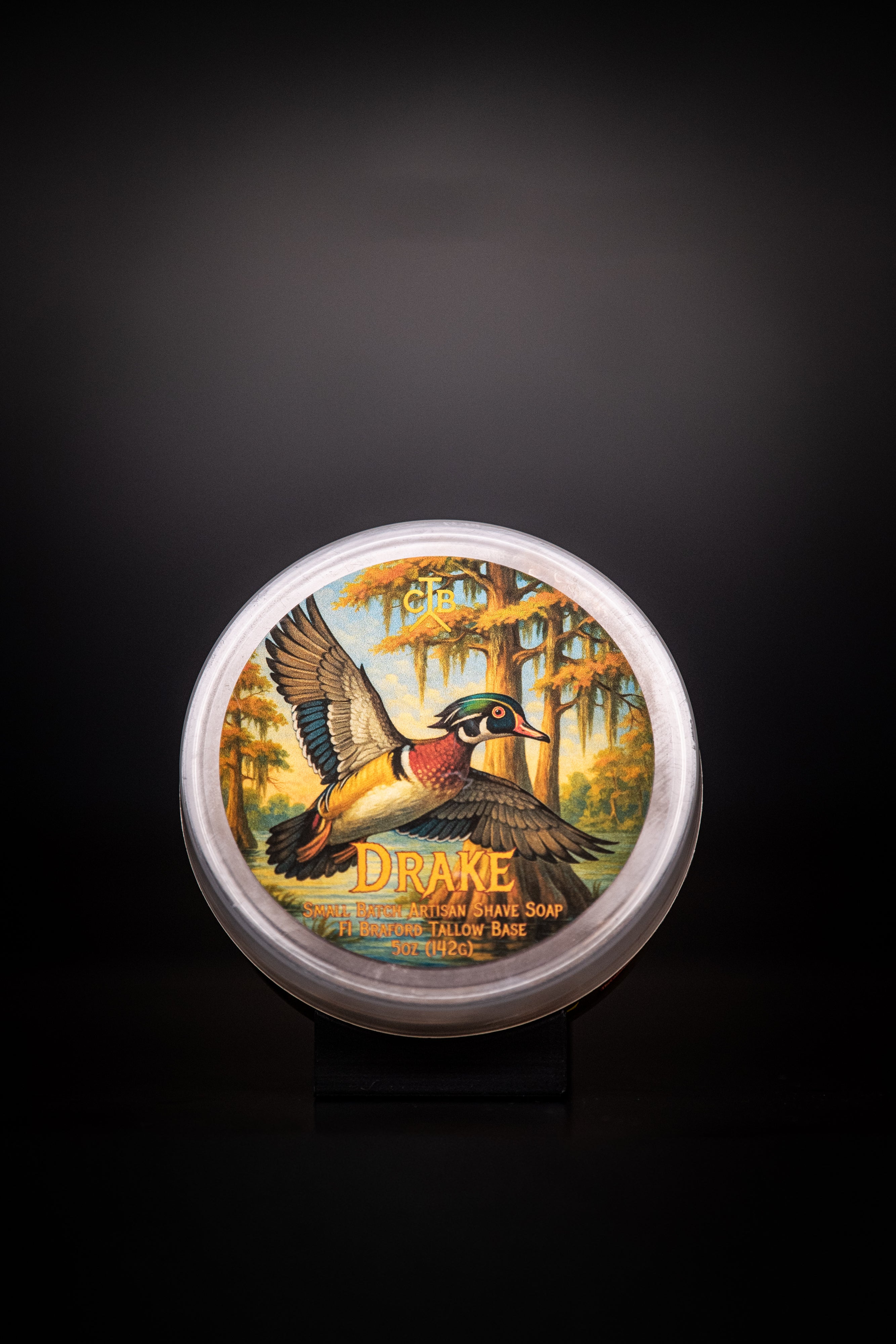 The Drake "Woody" - Braford 2.1 Triple Fat Tallow Base Shave Soap 5 oz