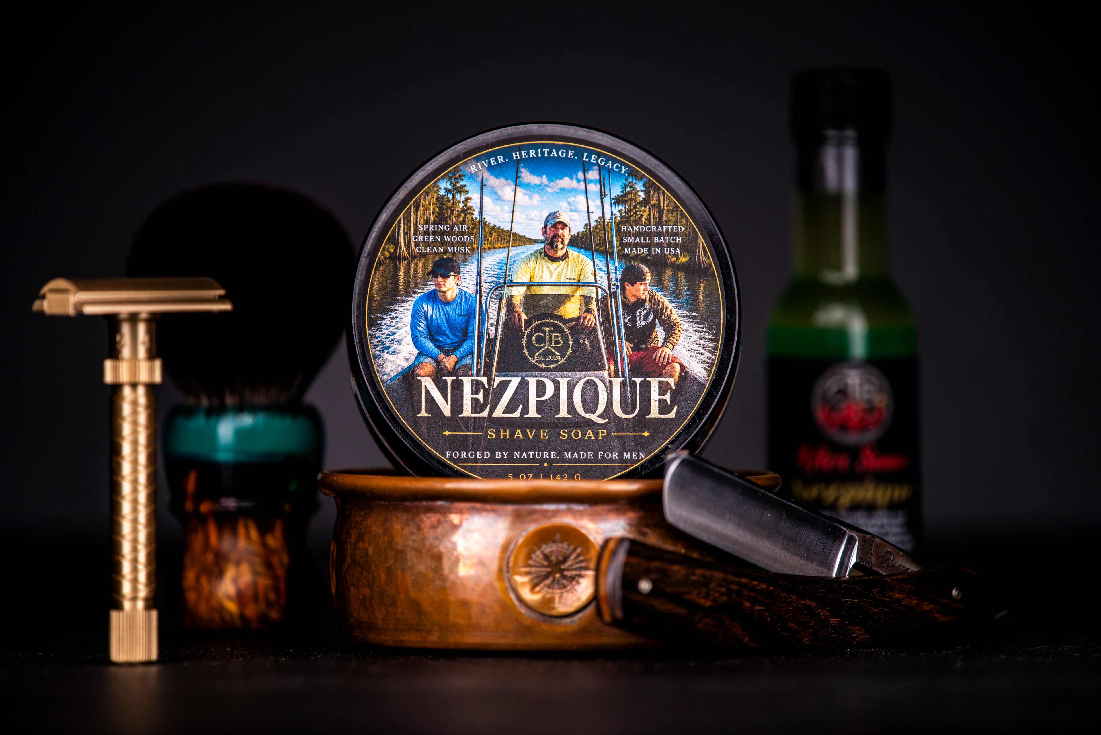 Nezpique Shave Soap - A Bayou Aquatic