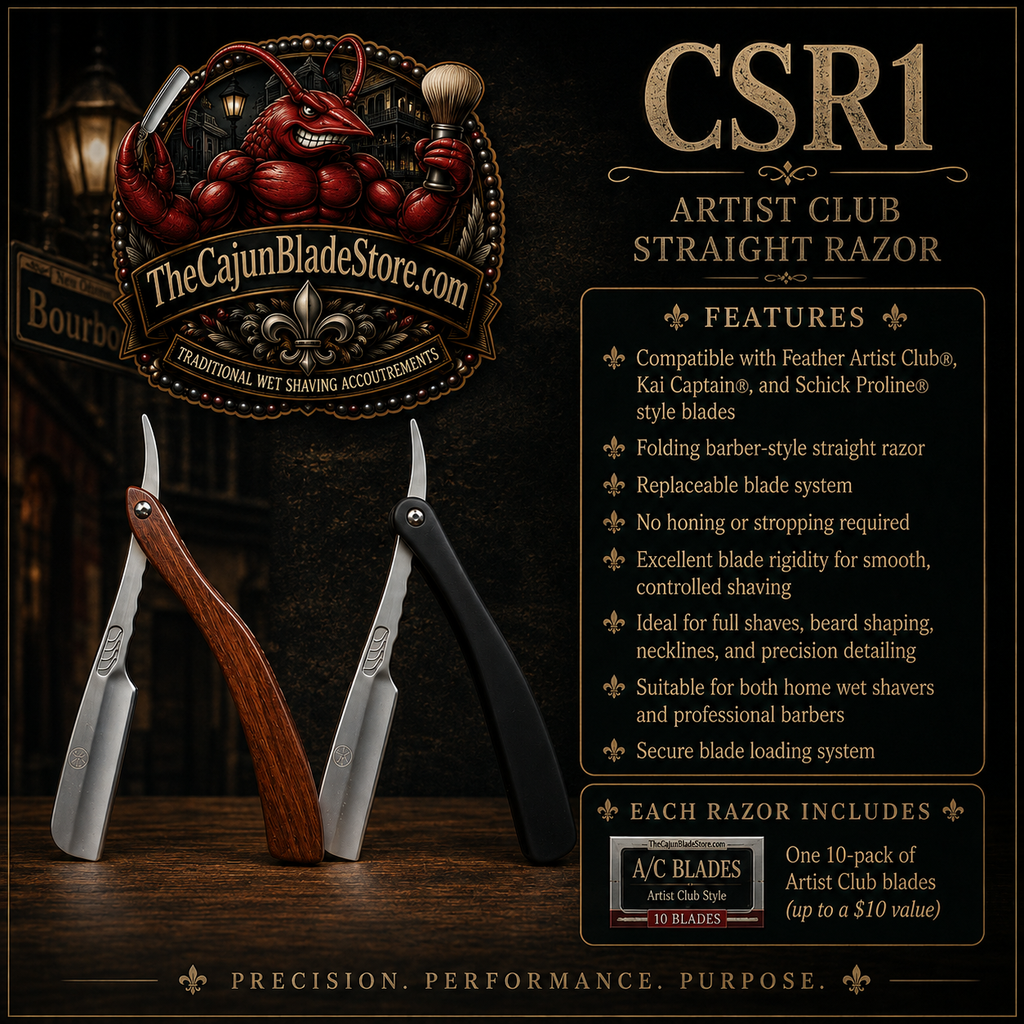 CSR1 – Cajun Straight Razor 1