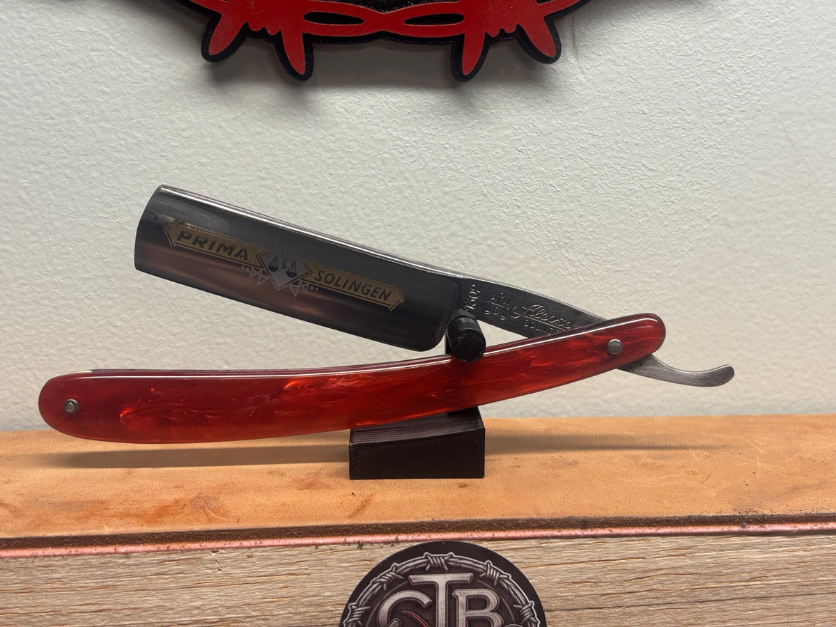 Alcoso No. 1302, with “Prima Solingen” Straight Razor