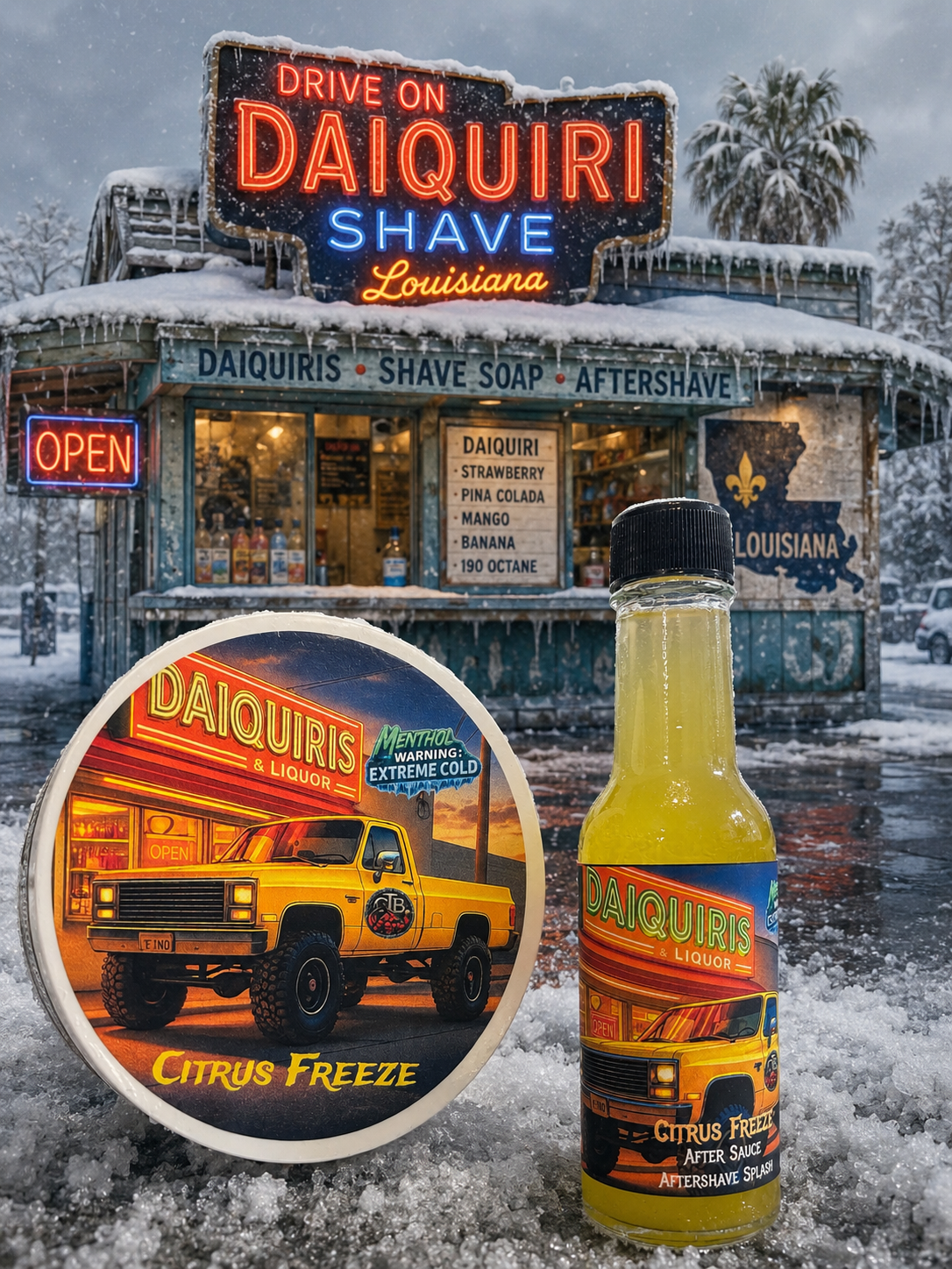 Citrus Freeze - A Daiquiri Shack Shave Soap