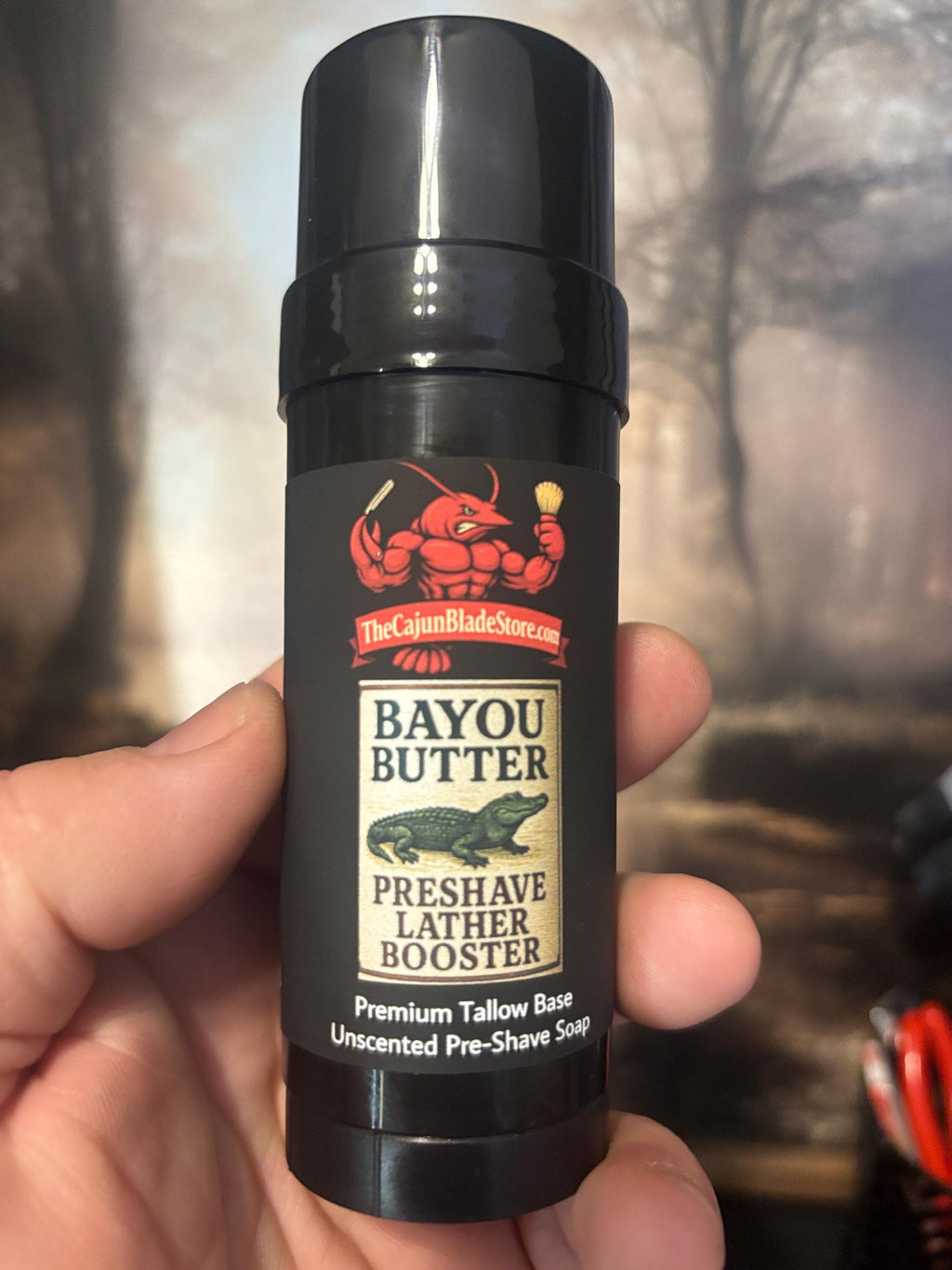 Bayou Butter Unscented Pre-Shave Lather Booster 2oz.